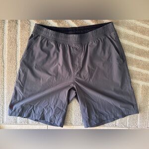 Rhone Athletic Size Large Sporty Premium Performance Activewear Gray Shorts